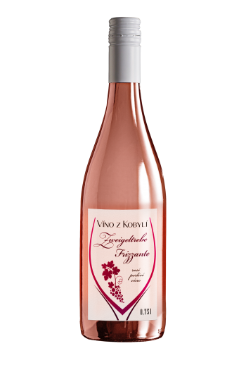 Zweigeltrebe rosé-perlivé víno Víno z Kobylí - Pravda o lidech a zemi